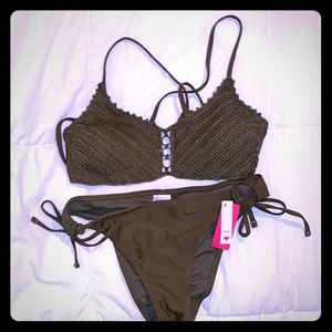Olive green bikini